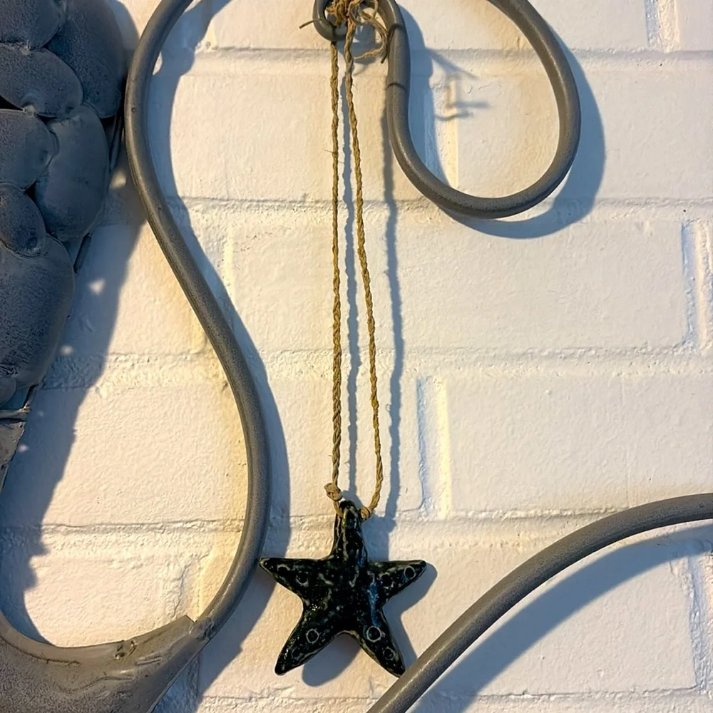 🍄 Handmade Starfish Pendant Necklace